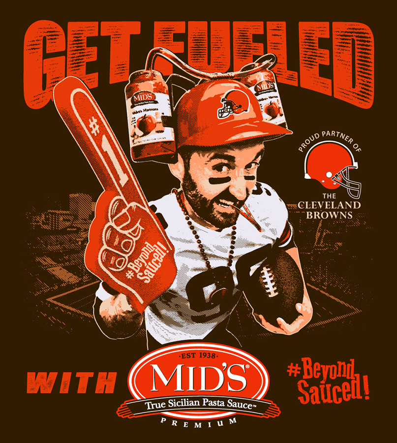 Mid's - Cleveland Browns Apparel Design